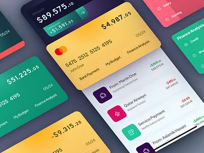 Fintech Mobile Application banking brand colors concept design fintech minimal mobile app mvp saas typ typography ui uidesign uiuxdesign ux