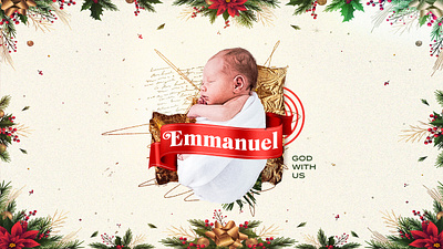 Emmanuel God With Us christ christmas church churchgraphics design emmanuel faith god godwithus promos