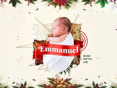 Emmanuel God With Us christ christmas church churchgraphics design emmanuel faith god godwithus promos