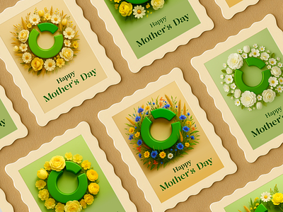 Branded Logo Greeting Cards branding corporateidentity designsystem greetingcards socialmediacards visualidentity