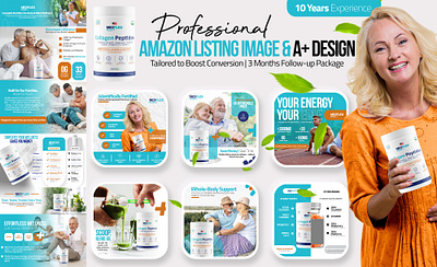 Amazon Listing Images | Collagen Peptides a content aliexpress listing amazon amazon images amazon listing amazon product design amazon store design ebay listing ebc design graphic design