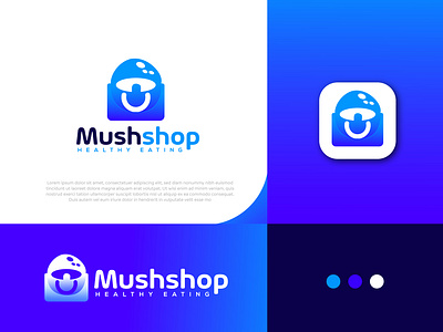 Mushroom shop Logo (App logo) app icon best design best logo branding colourful logo creative design graphic design logo logo maker logo mark logoinspirations logomaker minimal modern logo mushroom logo mushroom shop logo mushrooms symbol vector