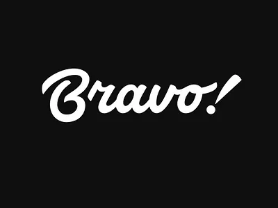 Bravo _logotype_process ai app branding bravo custom flow iconic kids legible lettering logo modern positive process script startup type unique wordmark
