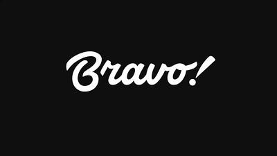 Bravo _logotype_process ai app branding bravo custom flow iconic kids legible lettering logo modern positive process script startup type unique wordmark