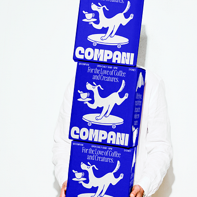 COMPANI | Pet-Friendly Cafe | Branding bold style brand design brand identity branding branding design cafe design food graphic design identity illustration inspiration inspo logo pet friendly pets restaurant vector visual visual identity