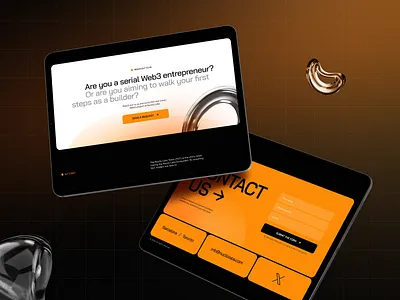 Niclio Labs | Adaptive design for web3 3d corporate website crypto landing mobile ui ui ux ux venture fund web design web3