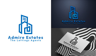 Admire Estates (RealEstate Logo Design) brand logo branding business logo company logo graphic design logo logo creation logo design logo maker minimalist logo modern modern logo design professional logo real estate logo realestate vector
