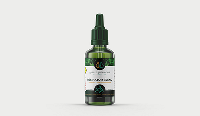 Buzzed Botanicals Logo & Label branding label logo packaging visual identity