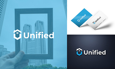 Unified (Real Estate Logo Design) 3d branding business logo company logo design graphic design logo logo creation logo design logo maker minimalist logo modern real estate logo vector