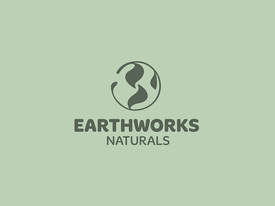 Natural Food Logo Concept branding chia design earth food foods globe graphic design health healty identity industry leaf leaves logo minimal natural nature plant simple