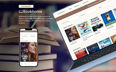 UX /UI Design for Website Bookhome book ui webdesign