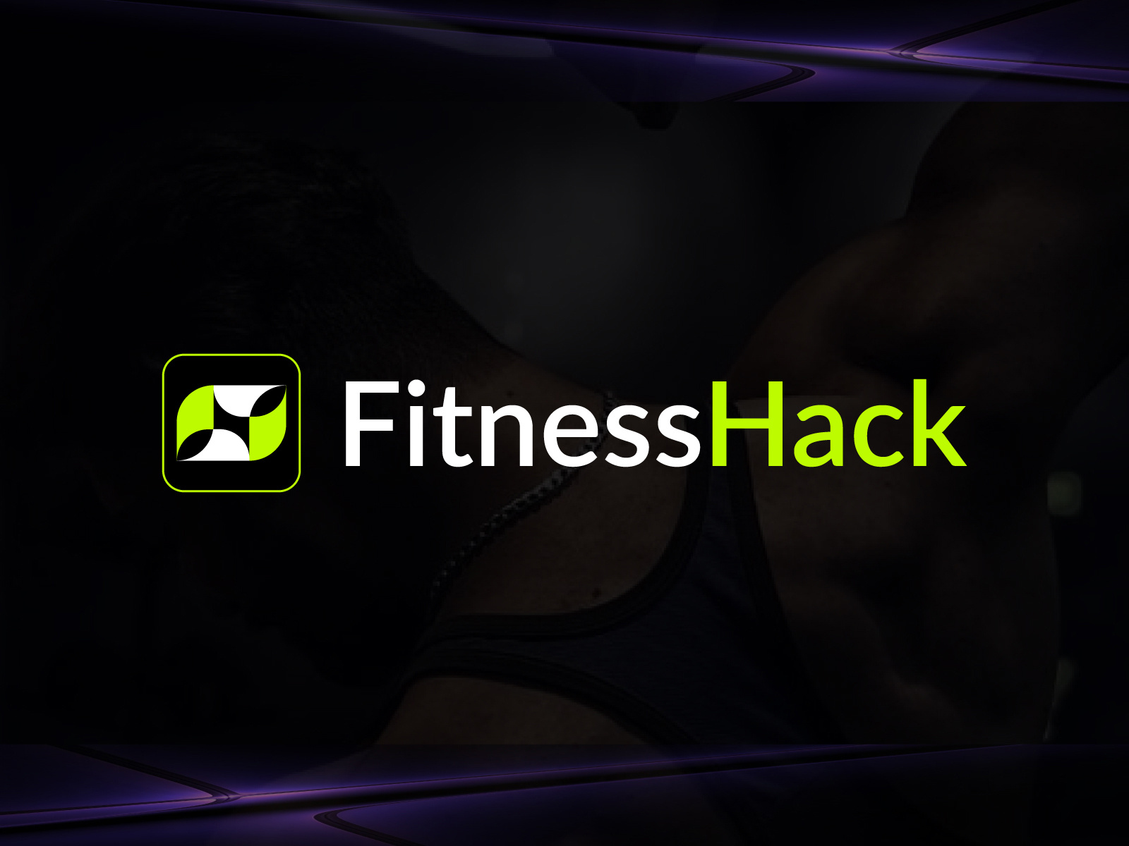 FitnessHack | Fitnesslogo | Sports | Gym | Athletic Logo Concept abstract logo athletic logo brand identity branding fitness fitness app fitness center fitness club fitness logo gym app gym logo gymwear logo health logo logo logo design minimal modern sports sports logo sportswear logo