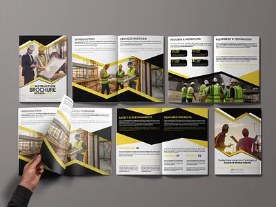 Construction Company Profile/Brochure/Booklet Design a4 booklet branding brochure building business business identity catalog construction folder graphic design interior leaflet magazine marketing placard print promotion real estate report