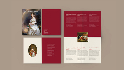 Power of London Brochure brochure print type typesetting