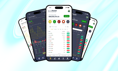Trading App UI/UX – Built for Confidence & Clarity "Pexovia" appconcept cleandesign cryptoapp cryptoui cryptowallet darkmodeui designinspiration dribbbleshots figmadesign fintechdesign mobileux pexovia tradingapp ui uidesign uishowcase uxagency uxdesign
