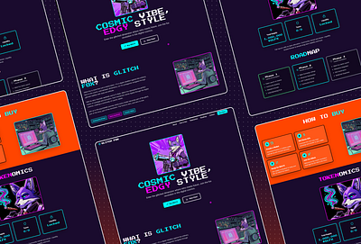🦊✨ GLITCH FOX - Cosmic Memecoin Landing Page cryptodesign memetoken reactjs responsivedesign retroaestheti tailwindcss typescript uidesign webdevelopment
