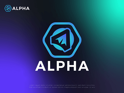 Alpha logo design alpha logo brand book brand style guideline branding crypto logo custom logo graphic design logo minimalist logo ui