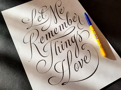 Turning song lyrics into drawing calligraphy hand lettering lettering logo logotype scripttype type typeface typography