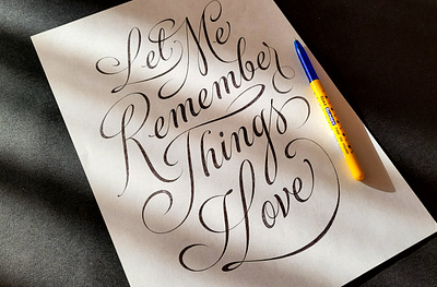 Turning song lyrics into drawing calligraphy hand lettering lettering logo logotype scripttype type typeface typography