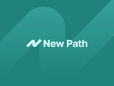 New Path – Logo Design blue branding design draw flat graphic design green logo minimal minimalism minimalist n letter new path pen pencil saas scribble turquoise write writing