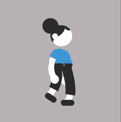 Interactive Character Walk - Rive