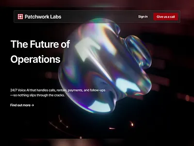 AI Website header 3d 3d animtion 3d lines 3d motion 3d phone ai software ai website animation forged glass glass header animation motion design motion graphics orb ui