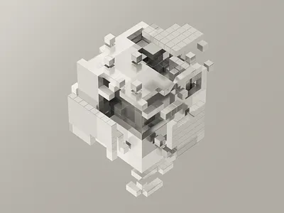 3D sub-square conceptual composition 36daysoftype 3d scenes c4d creativity design octane vision 学习 方形 构图 训练 颜色