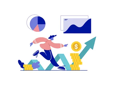 Flat Illustration for Business business illustration project management