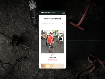 UX/UI design for fitness membership site phone responsive ui ux uxui uxuidesign webdesign website