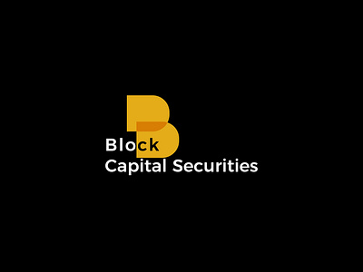 Block Capital Securities Company Logo visual identity