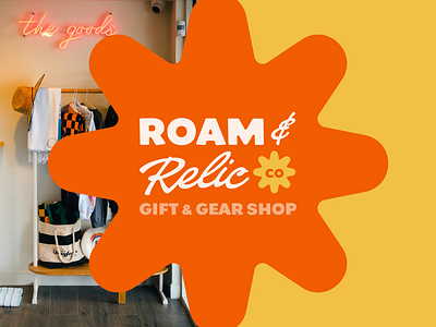 Roam + Relic - Travel Gift Shop Logo brand identity branding gift shop branding gift shop logo illustration logo logo design outdoor brand outdoor industry branding outdoor industry logo outdoor shop branding outdoor shop logo relic roam roam and relic roam and relic logo surf shop branding surf shop logo travel shop branding travel shop logo