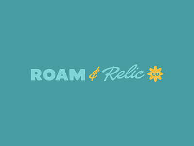 Roam and Relic - Gift Shop Logo, Horizontal Lockup brand identity gift shop gift shop branding gift shop logo logo logo design outdoor brand outdoor brand branding outdoor brand logo outdoor shop outdoor shop branding outdoor shop logo roam and relic travel shop travel shop branding travel shop logo
