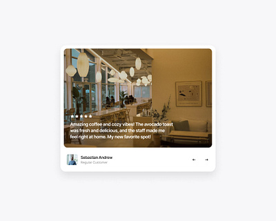 Testimonial Card Design Part 3 card component clean ui client testimonial customer feedback design system dribbble shot interface design minimal design modern ui product feedback responsive design review card testimonial card testimonial ui ui design user interface ux design visual design web design website component