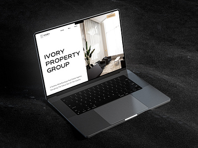 Real Estate Web Design graphic design inspiration ivory property design real estate ui