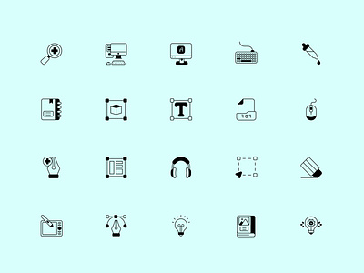 Designer Tools Icon Set awesome icon best design best dribbble shot best icon brand design branding design icon designer icon graphic design halo lab icon design icon set icon set 2025 icon set 2026 icons logo design logo icon minimal icon ui ux