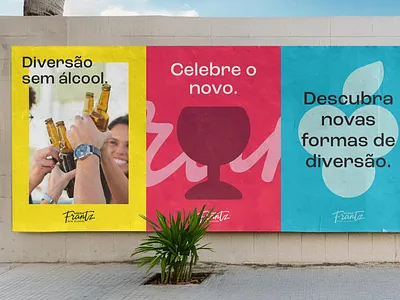 Adega Frantz Posters beer billboard brand branding design drinks graphic design identity illustration logo shop tropical vector wine