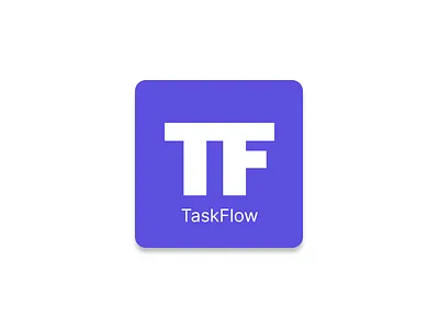 TaskFlow App Icon #DailyUI 005 app branding design graphic design logo typography ui ux