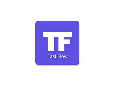 TaskFlow App Icon #DailyUI 005 app branding design graphic design logo typography ui ux