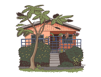House home house illustration procreate
