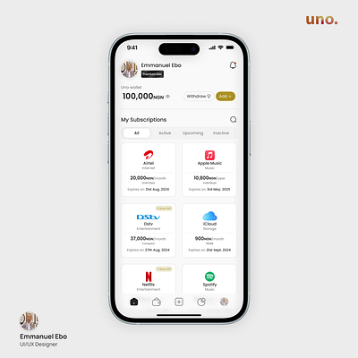 UNO: Home Page branding dark mode design fintech light mode product design ui uiux user interface ux