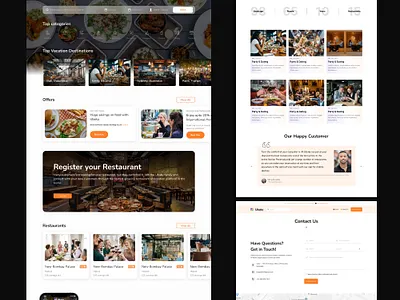 🍽️ Ubaky – Restaurant Website Landing Page android app design app design figma ios app design landing page design mobile app ui redesign ui responsive design ui design ui prototyping uiux designer user flow design user interface design ux design web app design web ui design website design