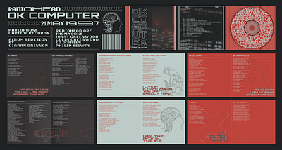 OK Computer Album Art Redesign album art design graphic design