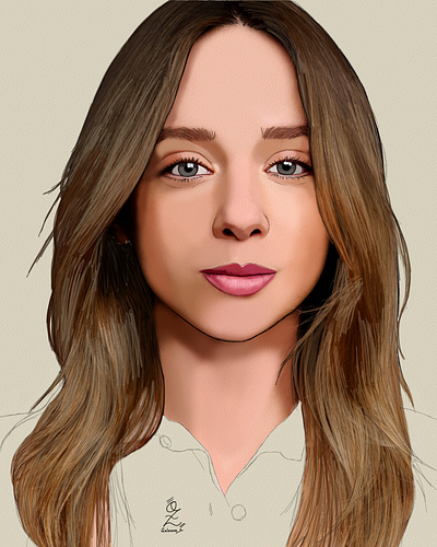 Anna Lore Drawing Color Sketch by Oz Galeano actress anna lore art arte boceto design dibujo digitalart drawing fanart illustration ozgaleano portrait retrato sketch