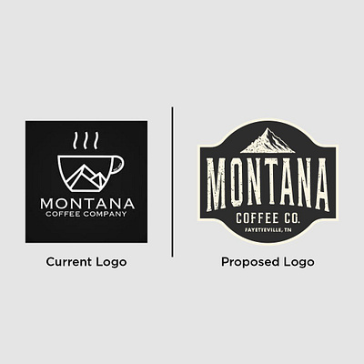 Montana Coffee Company Rebrand branding coffee graphic design logo