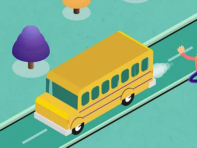 isometric guy animation motion graphics