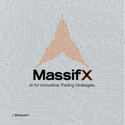 MassifX branding cryptocurrency finance forex graphic design logo motion graphics trading