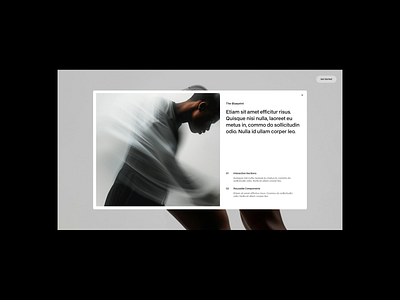 The Blueprint - Modal 05 Section minimalism