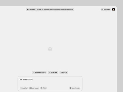 AI Chatbot Interface design figma product design ui uxui design web design