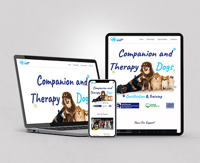 Paws For Support graphic design illustration seo web design website wordpress