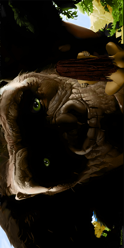 KongSFirsT byMikeLynn concept art digital art illustration
